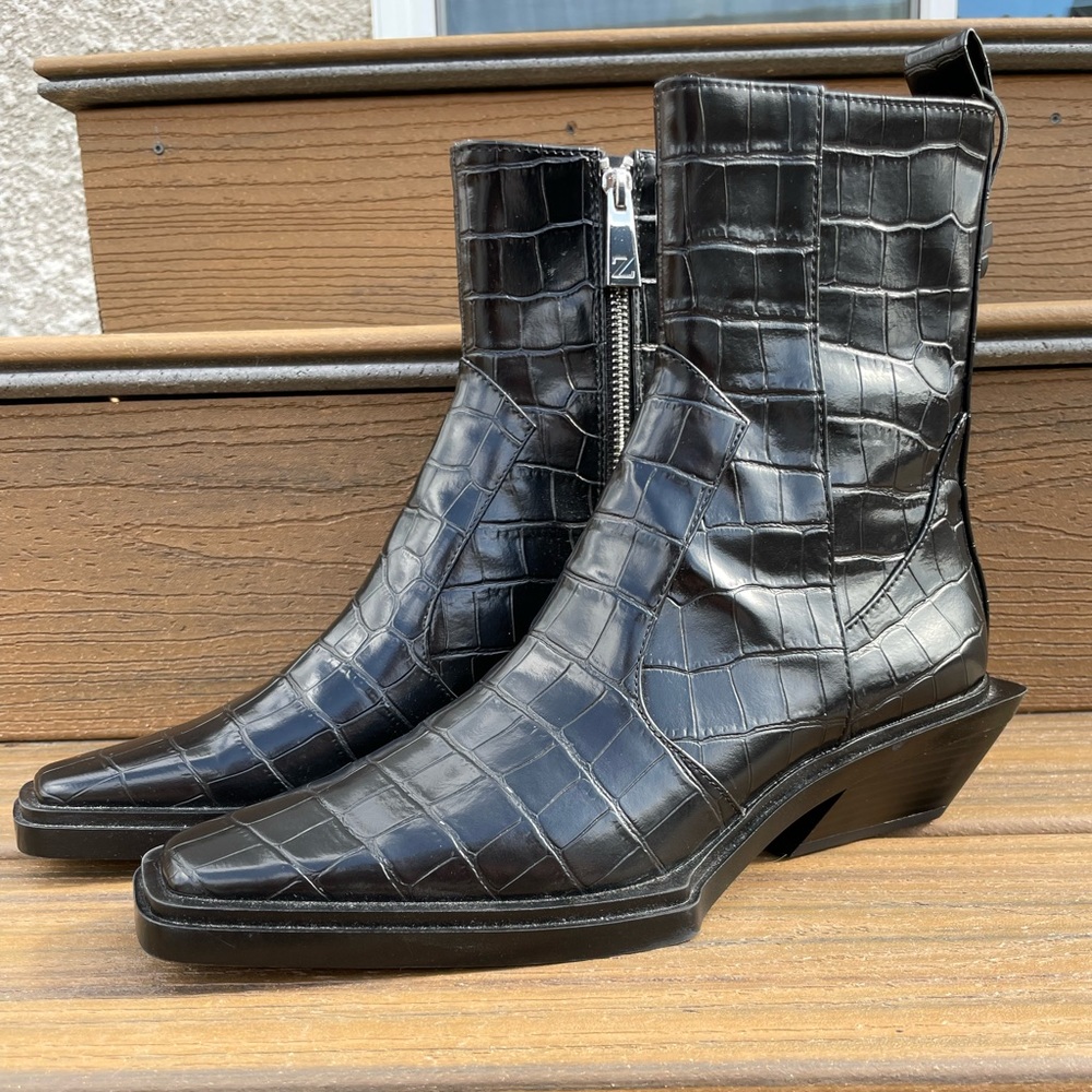 Zara Black Boot